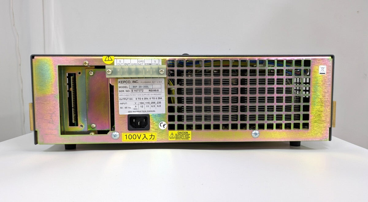 Toyo Technica BOP20-200DL Inductive Load Compatible Linear Bipolar Power Supply [p1211289715]