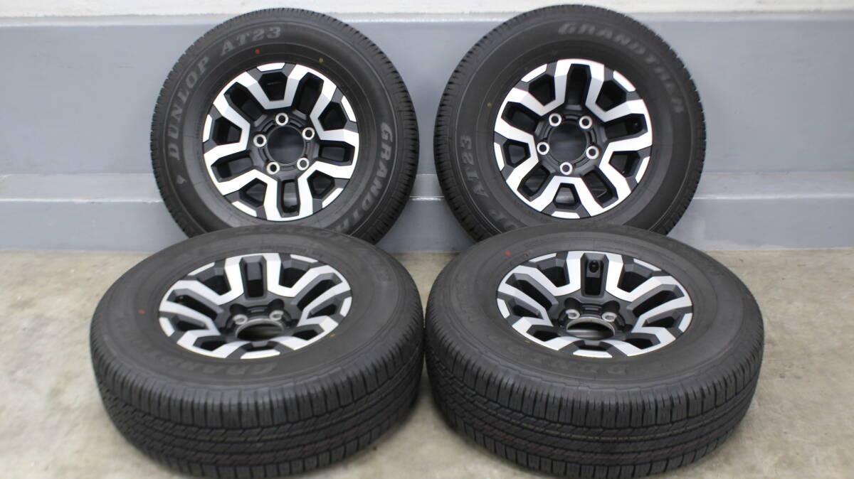DUNLOP GRANDTREK AT23 265/70R16 Land Cruiser 70 Genuine Aluminum Wheels PCD150 [n1211907288]