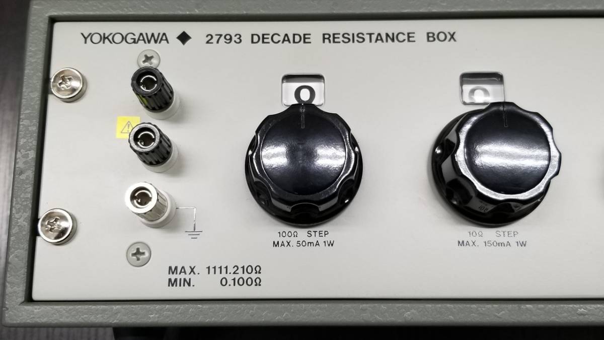 Yokogawa 279301 6-Dial Variable Resistor 0.001Ω Step to 1111.210Ω [g483729202]