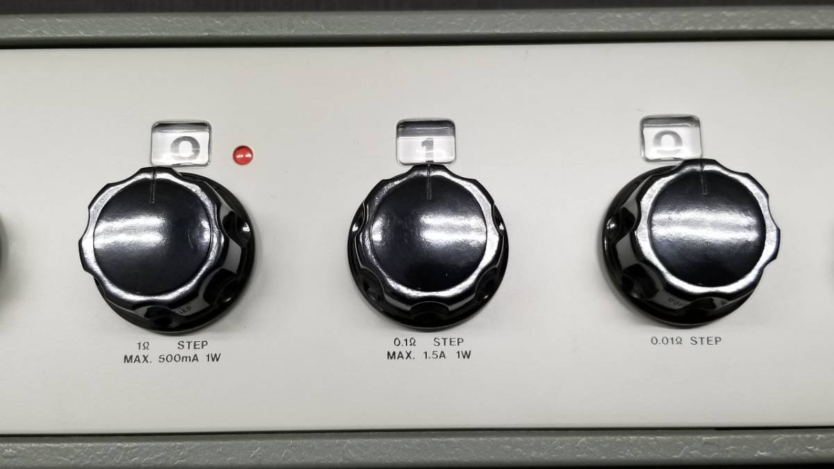 Yokogawa 279301 6-Dial Variable Resistor 0.001Ω Step to 1111.210Ω [g483729202]