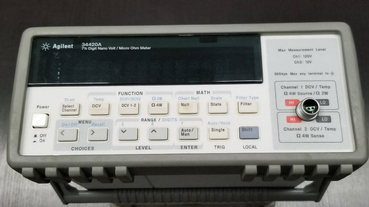 Agilent 34420A Nanovolt Microohm Meter 7.5 Digit [k528737531]