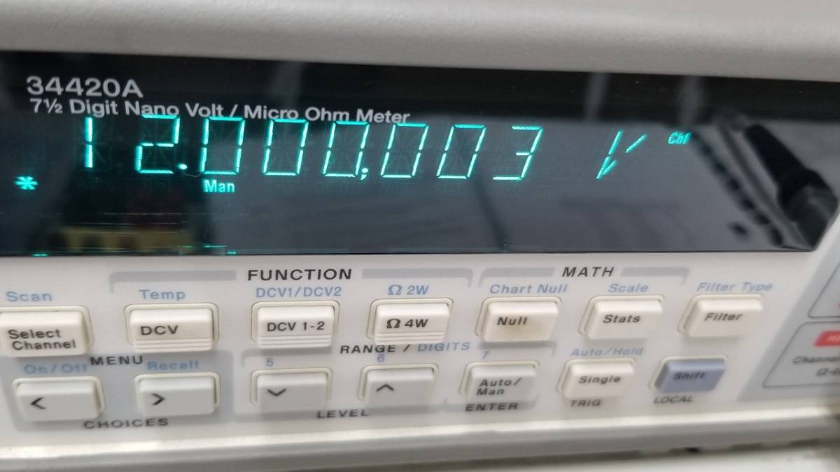 Agilent 34420A Nanovolt Microohm Meter 7.5 Digit [k528737531]