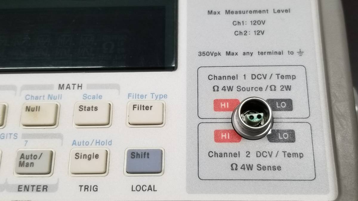 Agilent 34420A Nanovolt Microohm Meter 7.5 Digit [k528737531]