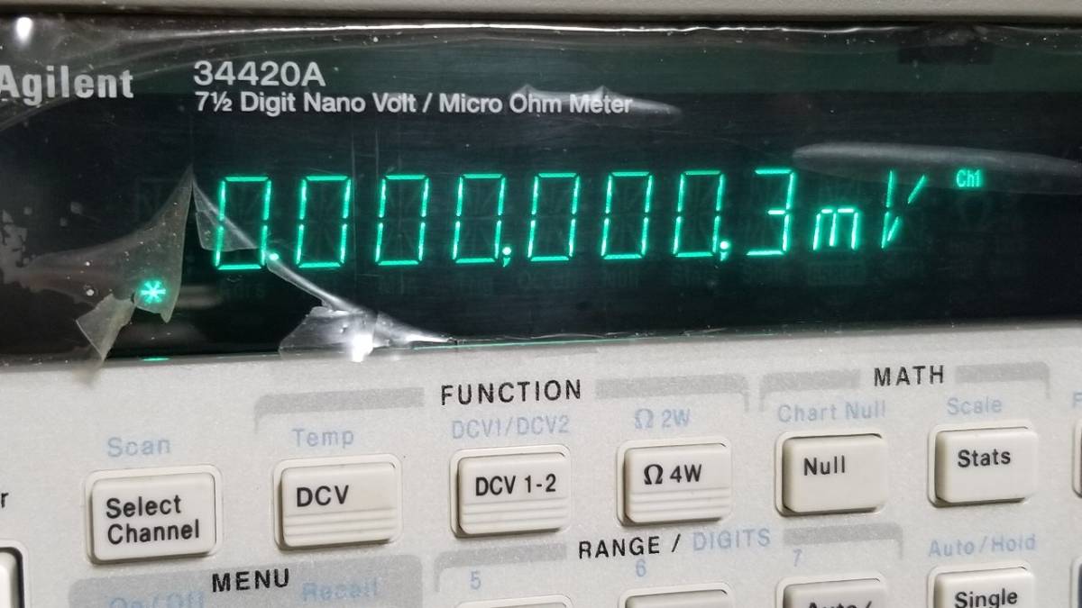 Agilent 34420A Nanovolt Microohm Meter 7.5 Digit [l1035122275]