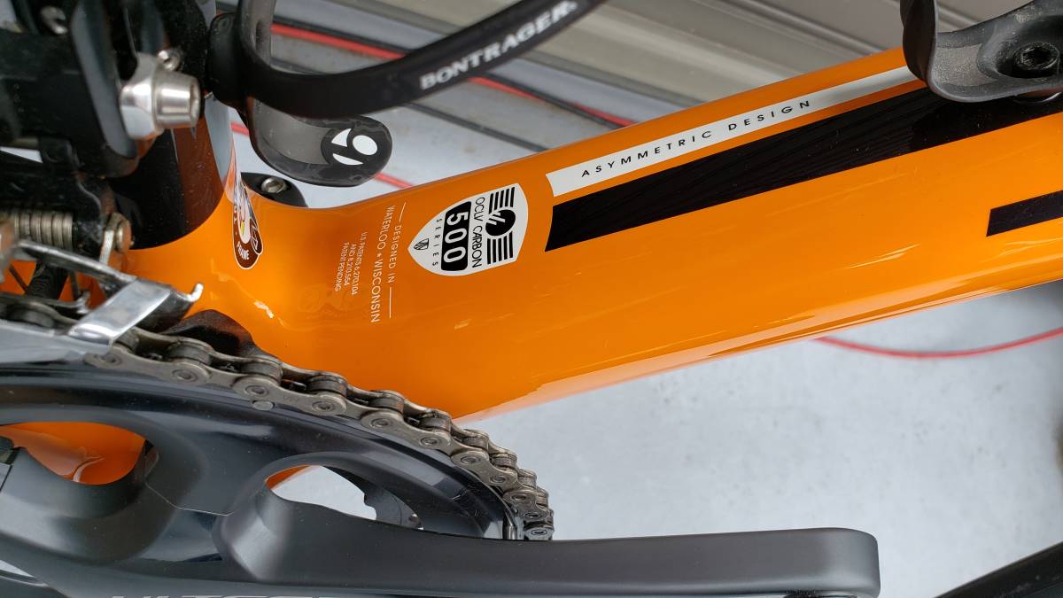 TREK DOMANE 2017 Road Bike OCLV500 Carbon Frame ULTEGRA 52 Size Rare Orange [n1053655602]