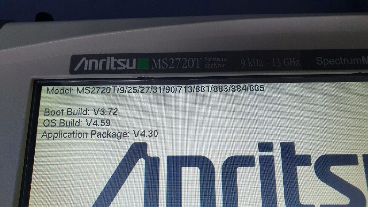 Anritsu MS2720T Spectrum Master 9kHz to 13GHz [h1129388381]