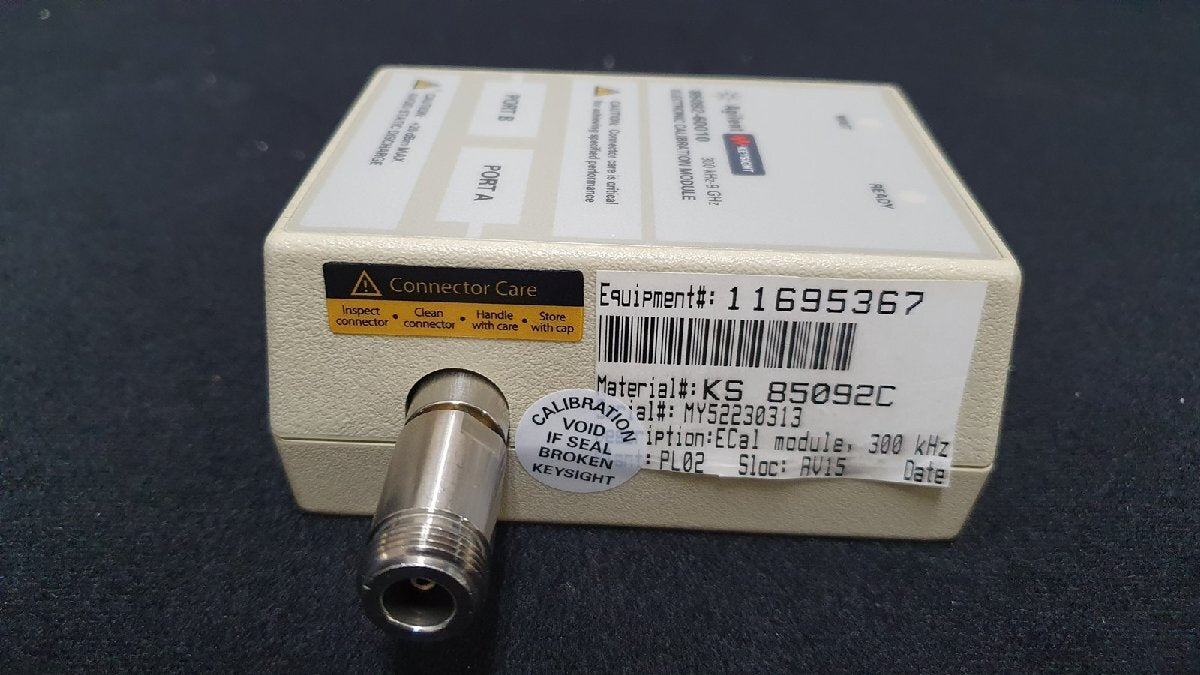 Agilent 85092C Electronic Calibration Module 300kHz-9GHz (as-is) [n1138978573]