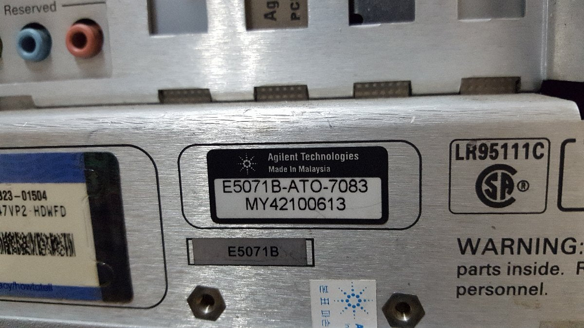 Agilent E5071B Network Analyzer 300kHz-8.5GHz [o1159229119]