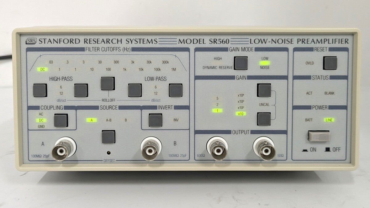 Stanford Research Systems SR560 Low-Noise Voltage Preamplifier [p1177844544]