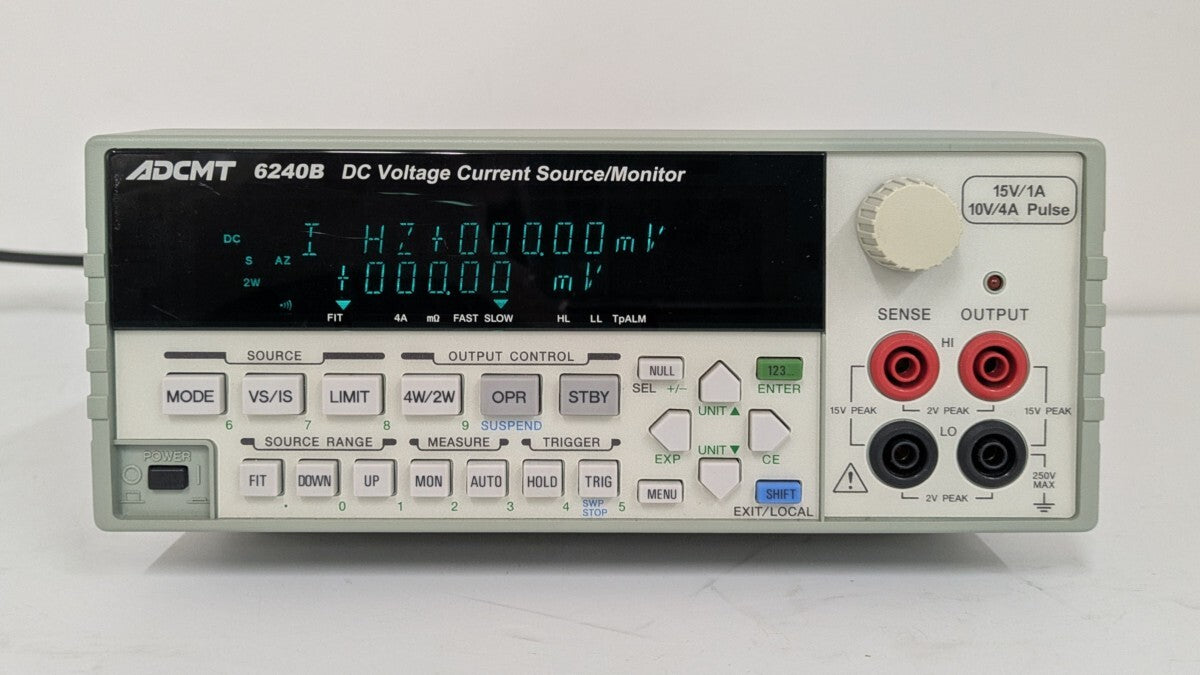 ADCMT 6240B DC Voltage Current Source Monitor [1177842478]
