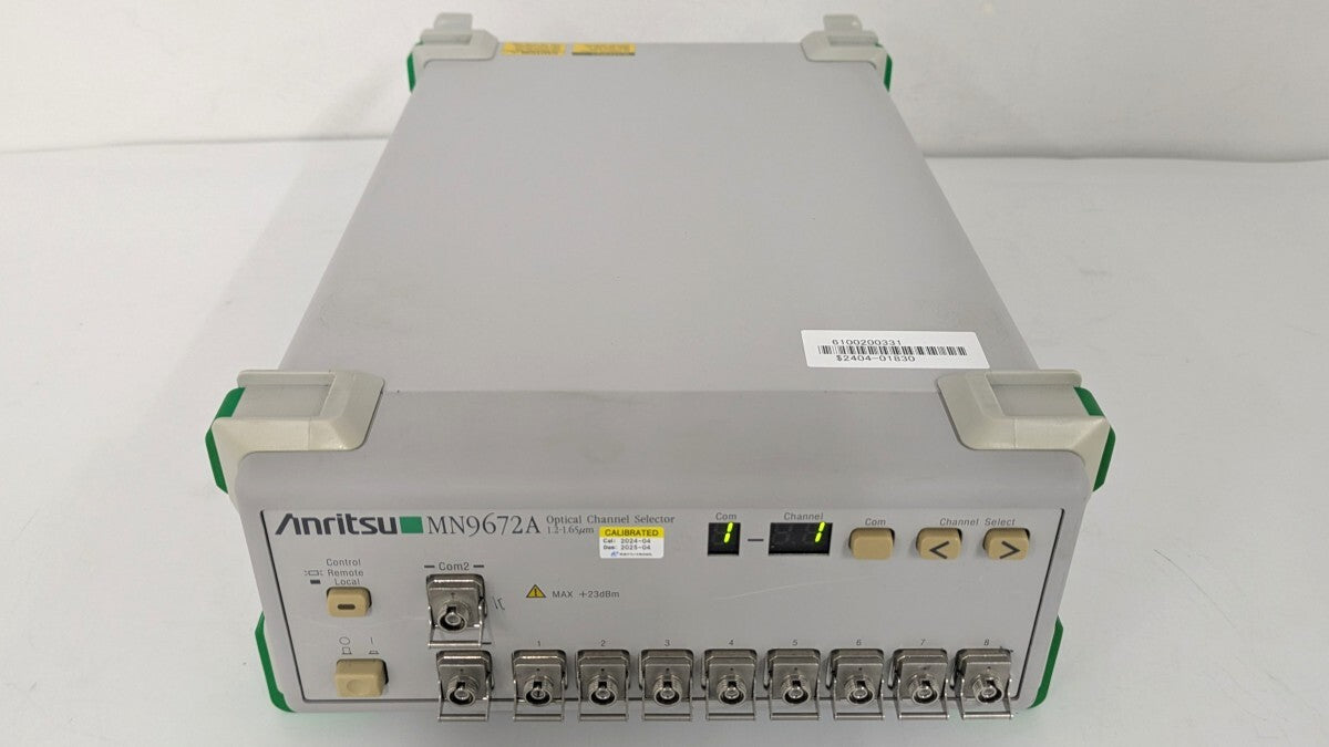 Anritsu MN9672A Optical Channel Selector 1.2 to 1.65 m 2×8ch [v1180174159]