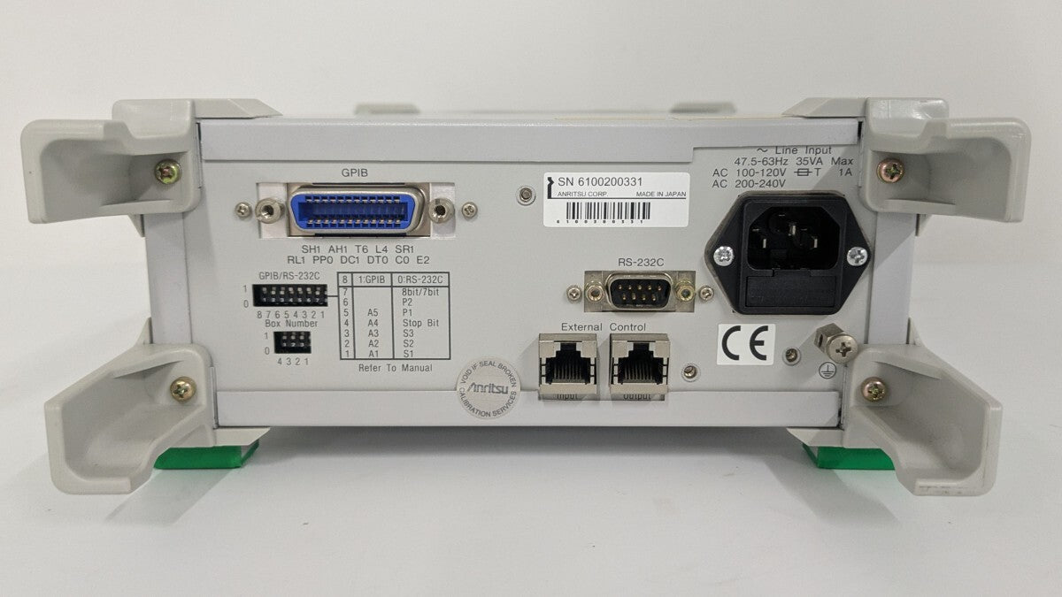 Anritsu MN9672A Optical Channel Selector 1.2 to 1.65 m 2×8ch [v1180174159]