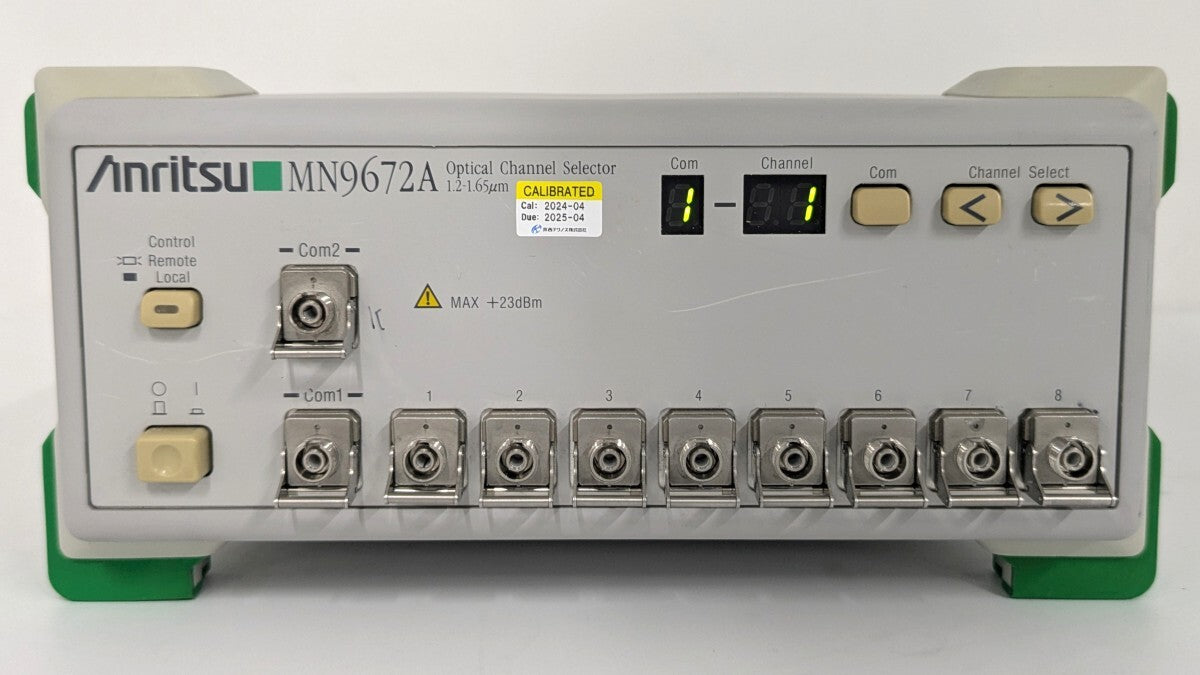 Anritsu MN9672A Optical Channel Selector 1.2 to 1.65 m 2×8ch [v1180174159]