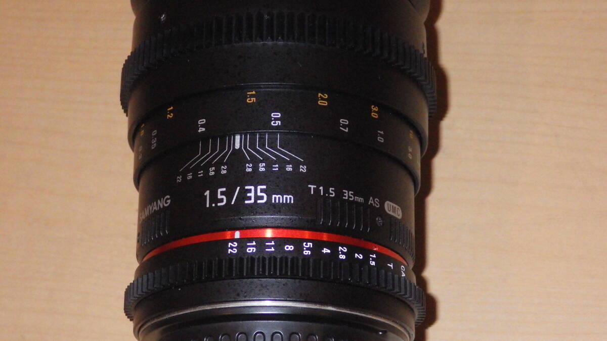 Samyang 35mm T1.5 AS UMC Cine Lens Canon EF [o1182456669]