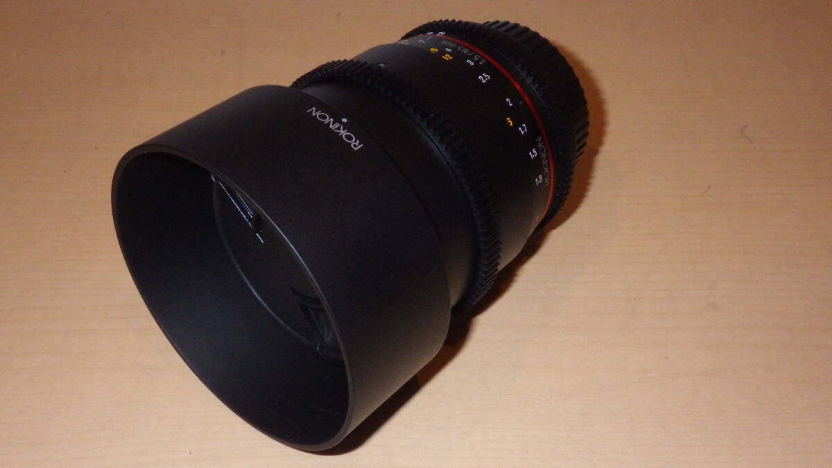 Rokinon 85mm T1.5 AS IF UMC Cine Lens Canon EF [t1182432615]
