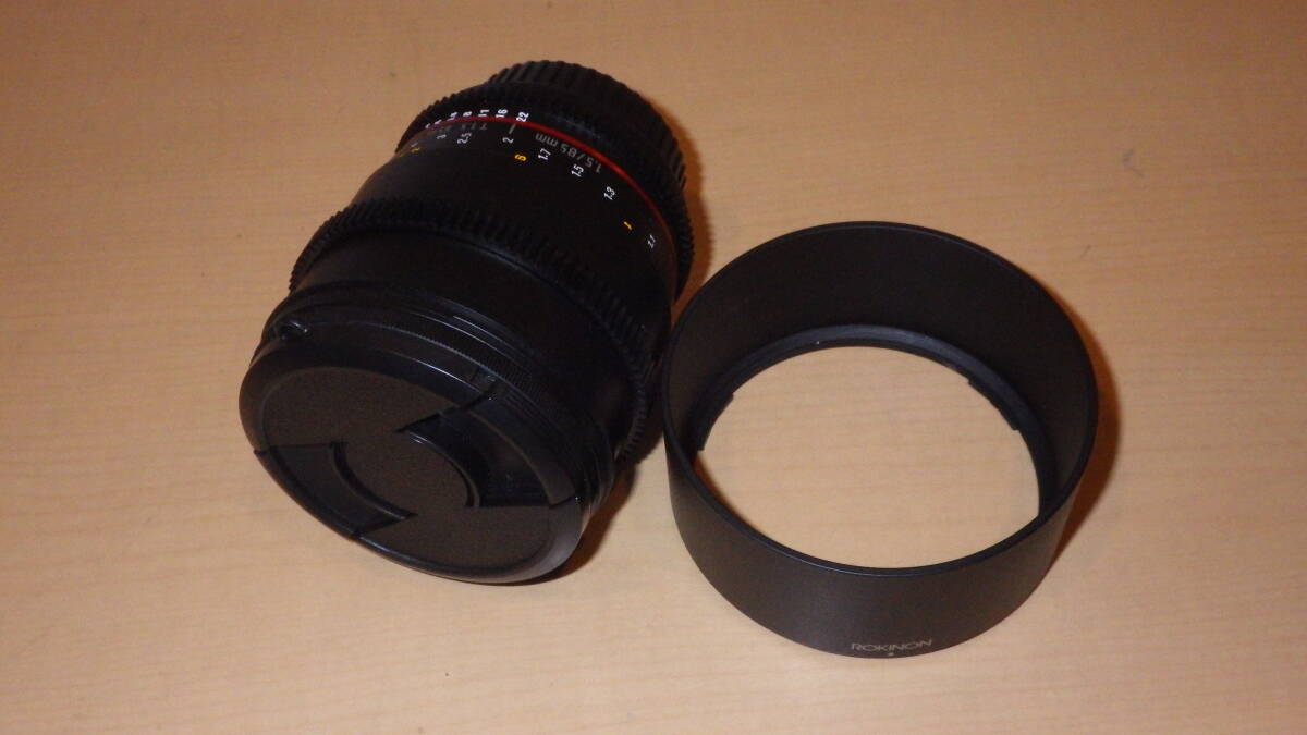 Rokinon 85mm T1.5 AS IF UMC Cine Lens Canon EF [t1182432615]