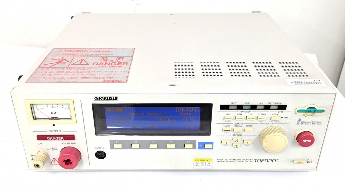 Kikusui Electronics TOS9201 AC/DC Insulation Resistance Tester [s1184112430]