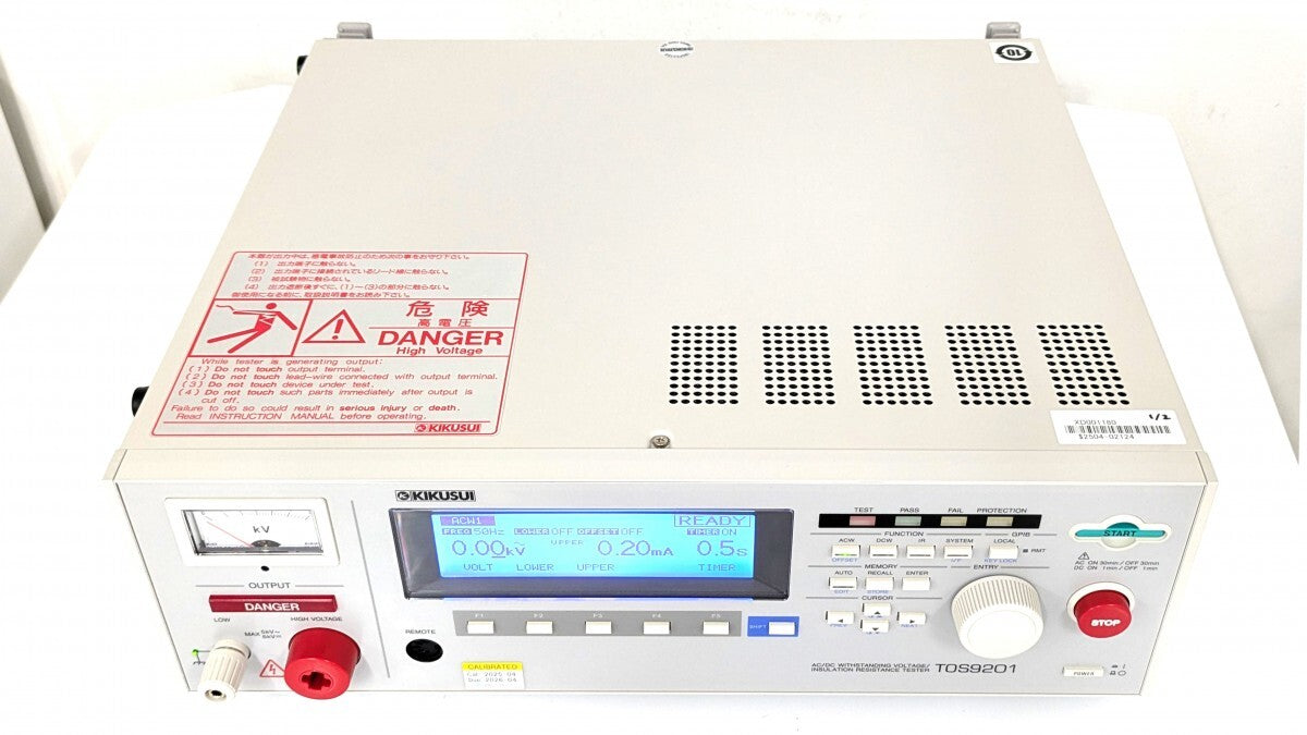 Kikusui TOS9201 AC/DC Voltage Withstand Insulation Resistance Tester [u1184124479]