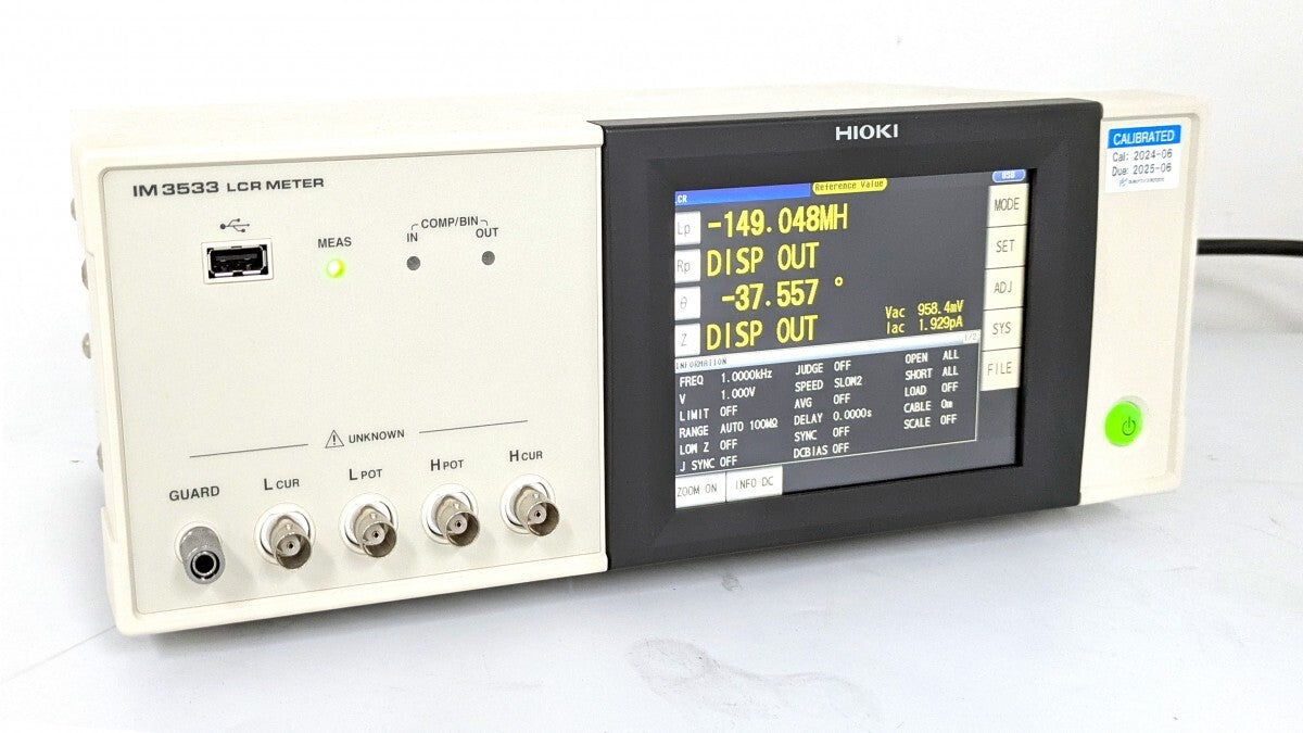 Hioki IM3533 LCR Meter 1mHz - 200kHz Sweep Measurement Continuous Measurement [s1185441190]