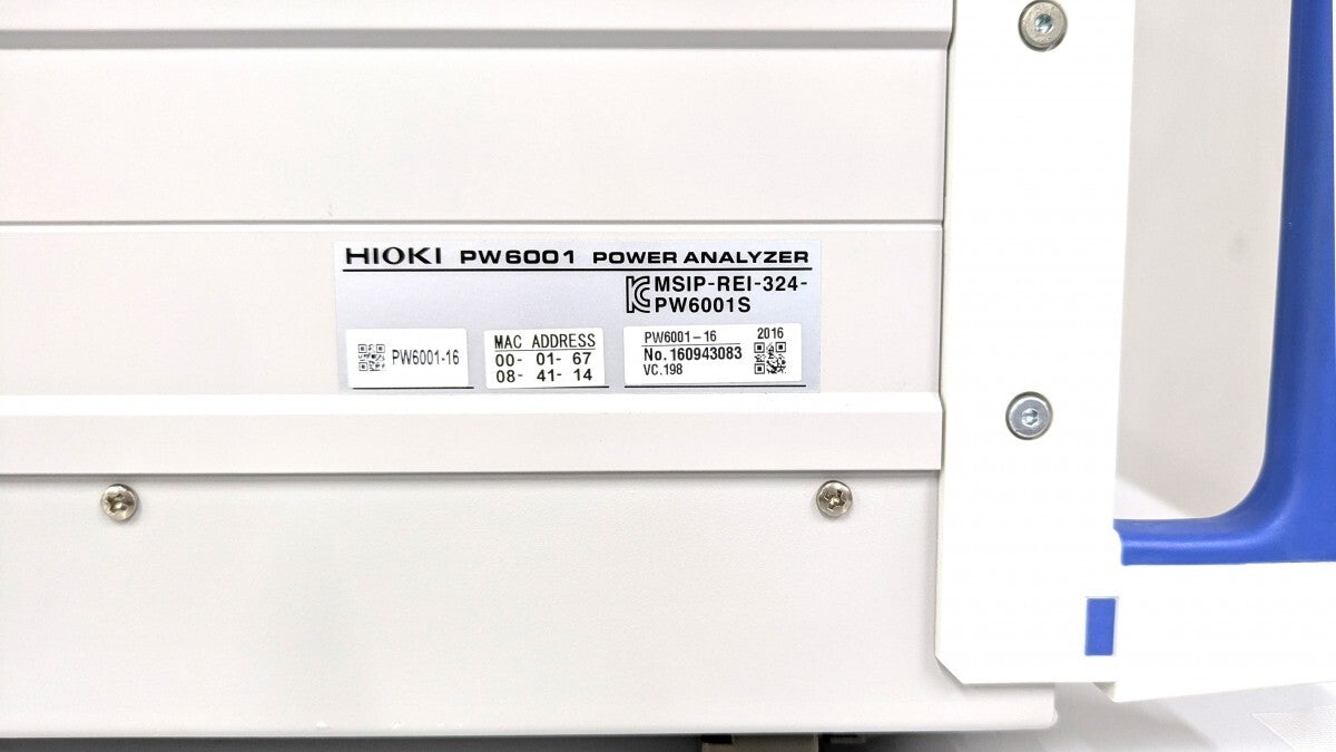 Hioki Electric PW6001-16 Power Analyzer [t1185844533]