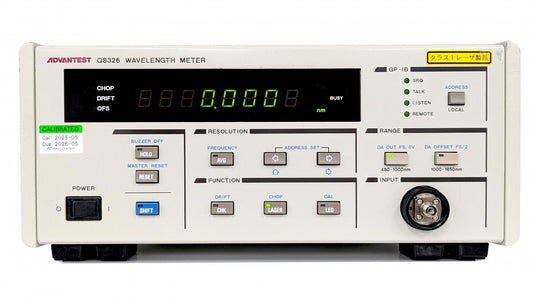 Advantest Q8326 Optical Wavelength Meter 480-1650nm [n1186274999]