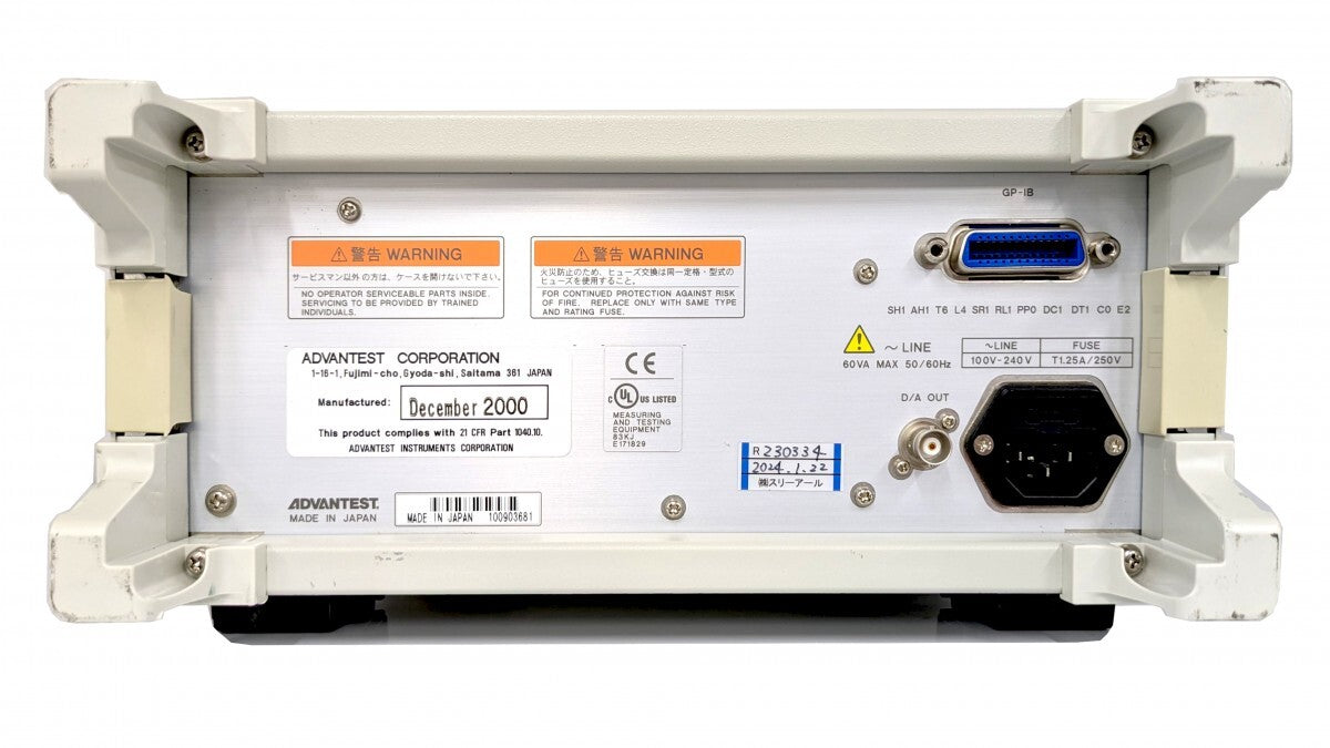 Advantest Q8326 Optical Wavelength Meter 480-1650nm [n1186274999]