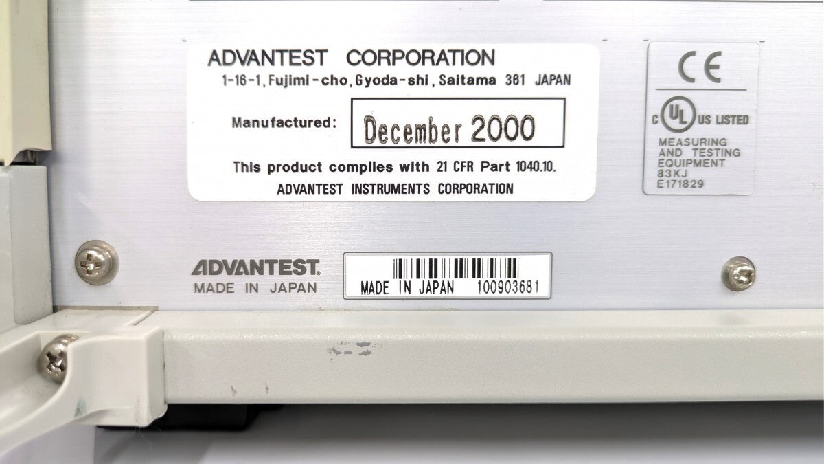 Advantest Q8326 Optical Wavelength Meter 480-1650nm [n1186274999]