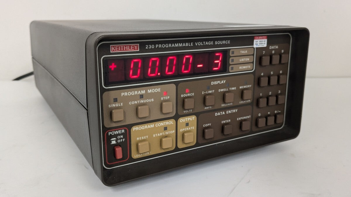 Keithley 230 Programmable Voltage Current Source with Calibration Test Report [e1186289438]