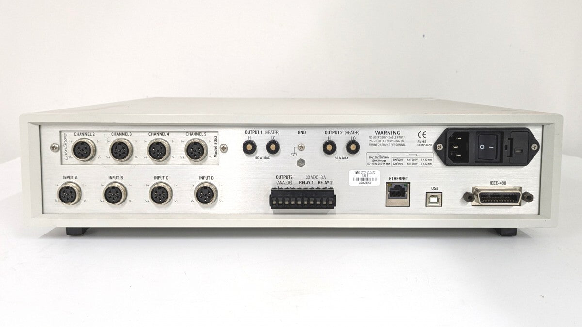 Lakeshore 336 4ch Temperature Controller + 3062 4ch Scanner Card Built-in [1186284537]