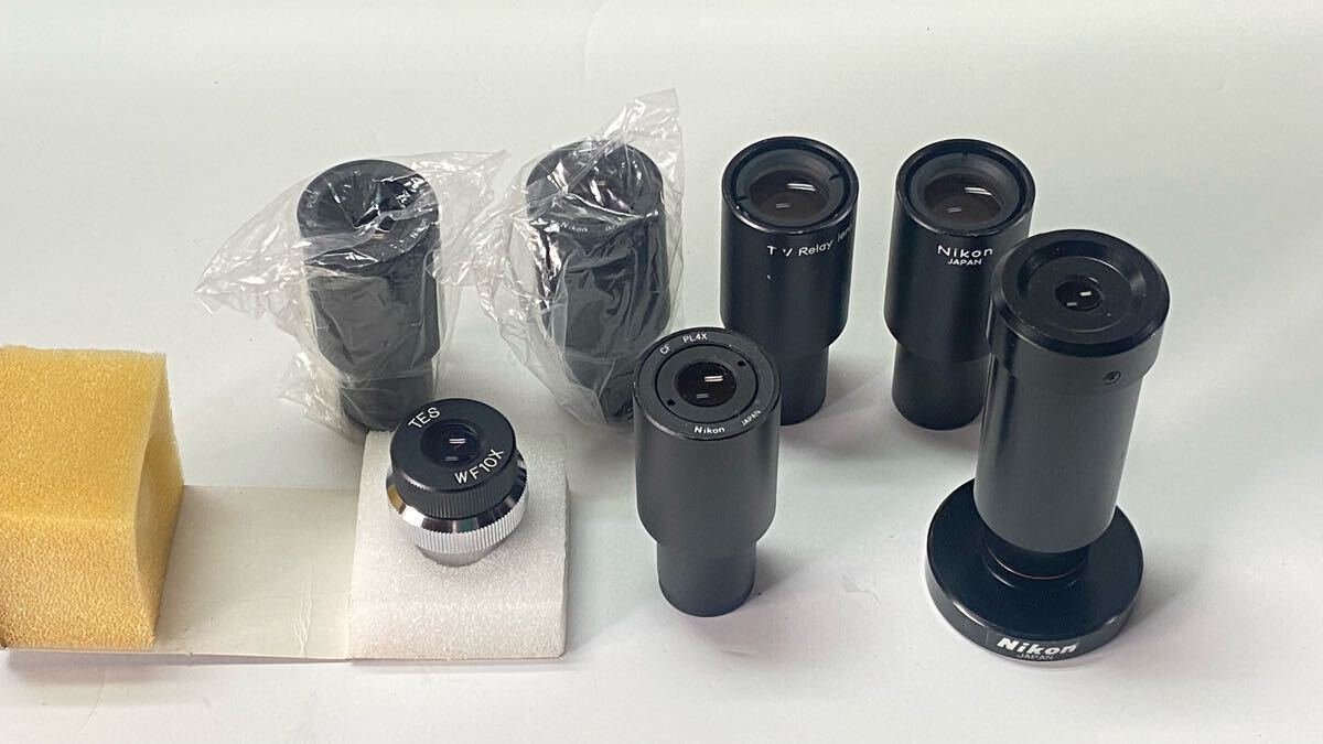 Nikon Microscope 15 Objective Lenses + 7 Eyepiece Lenses Unused [v1186326701]