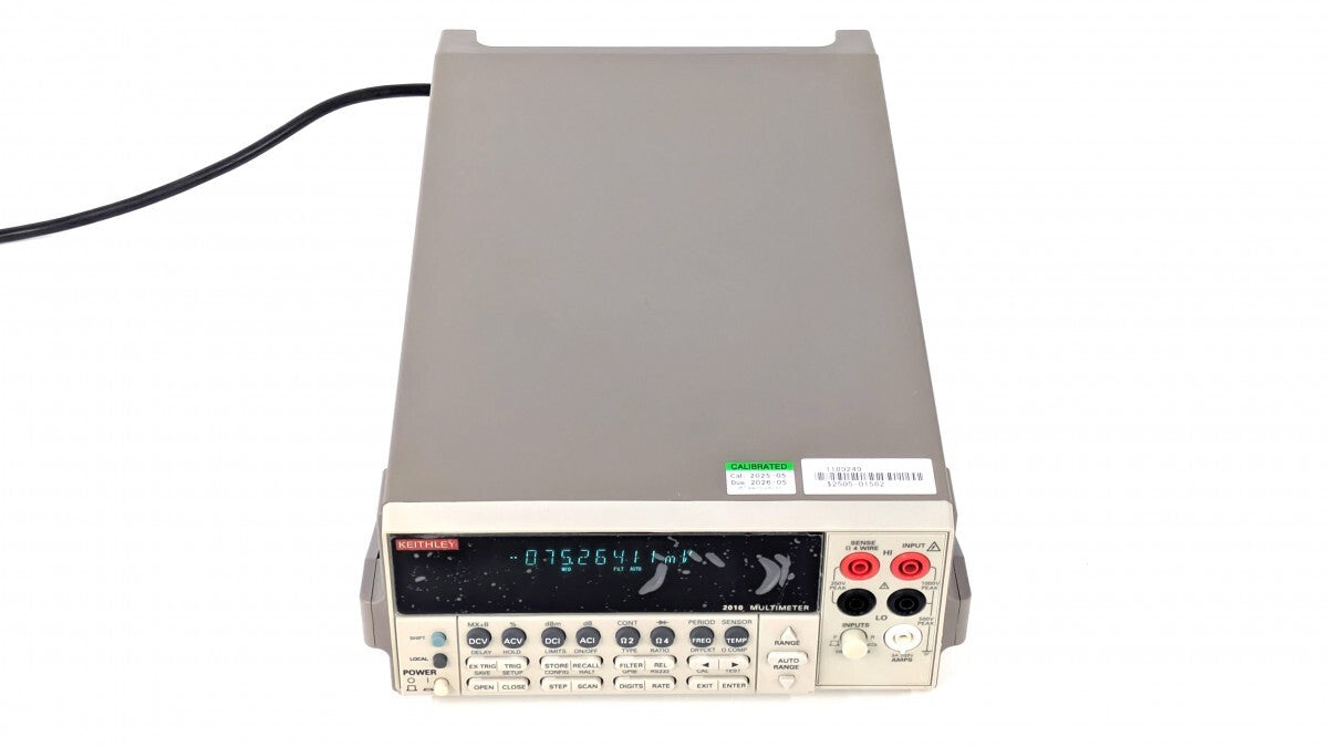 Keithley 7.5 Digit Digital Multimeter Model 2010 with Calibration Test Report [p1188599697]