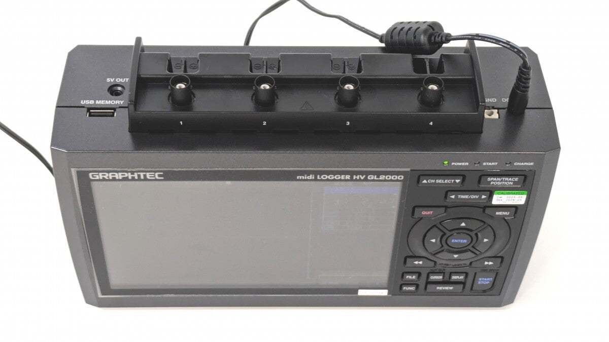 Graphtec GL2000 High Voltage 4 Channel Data Logger [l1189101642]