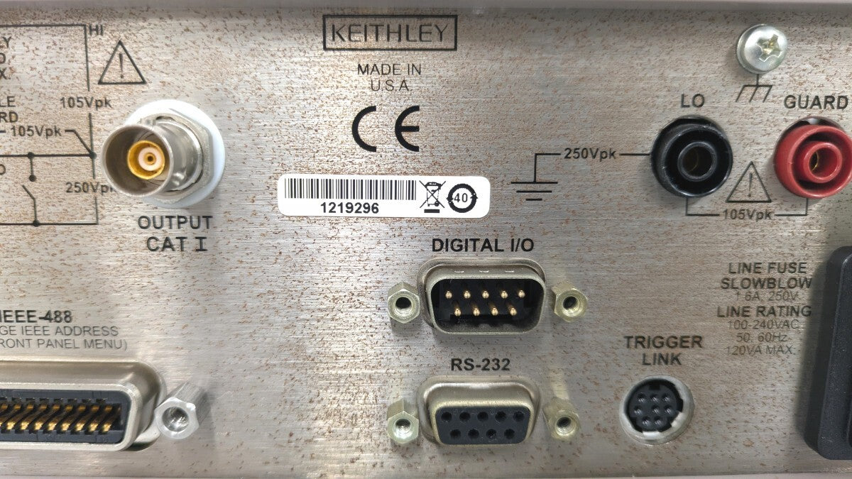 Keithley 6220 DC Current Source S/N:1219296 [v1189116294]