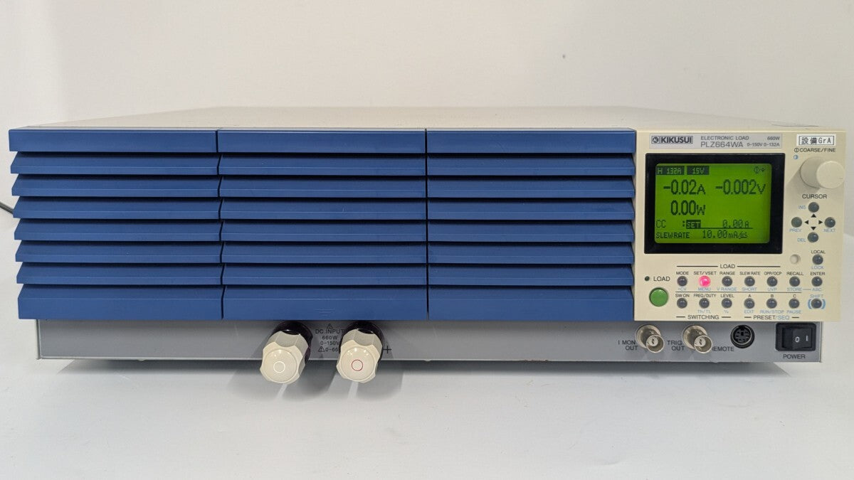 Kikusui PLZ664WA Electronic Load Device with Calibration Test Report [h1191297258]