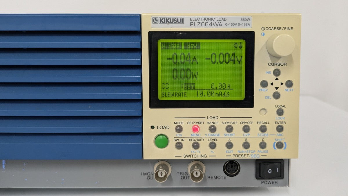 Kikusui Electronics PLZ664WA Electronic Load Device [v1191307107]