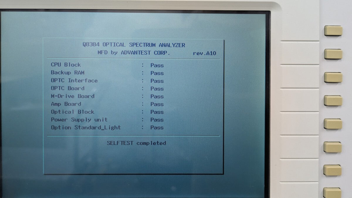 Advantest Q8384 Optical Spectrum Analyzer [x1191285943]