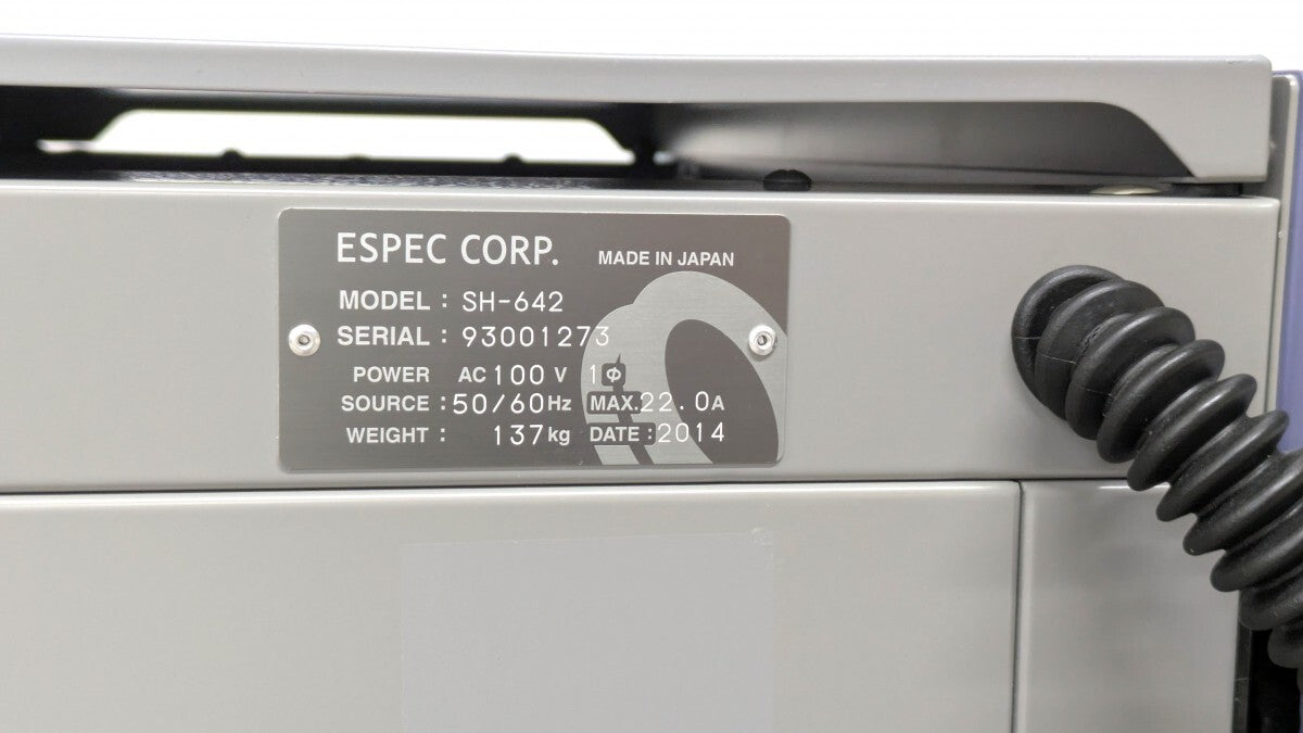 ESPEC SH-642 Tabletop Constant Temperature and Humidity Chamber -40 to +150℃ [v1191657922]