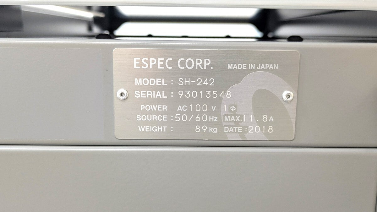 Espec SH-242 Tabletop Constant Temperature Humidity Tank -40 to +150 Degrees with Stand [w1191663694]