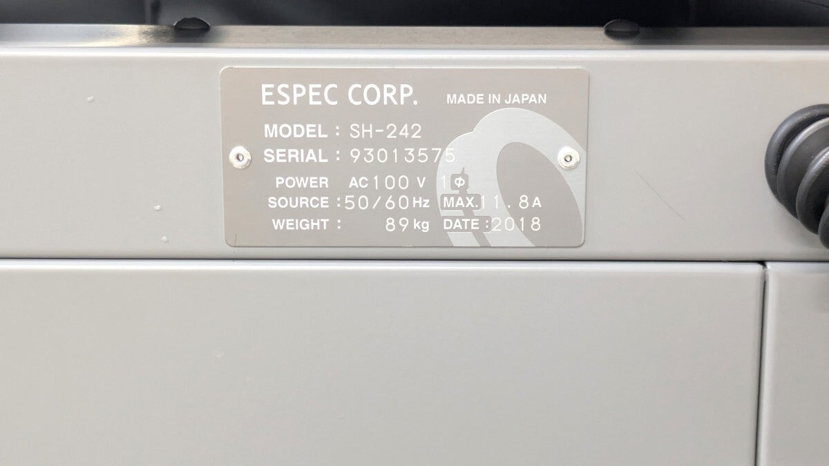 Espec SH-242 Tabletop Constant Temperature and Humidity Tank with Stand -40 to +150 Degrees [t1191676726]