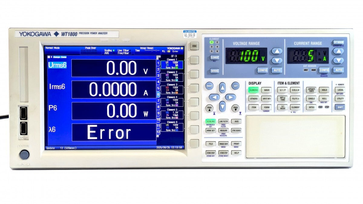 Yokogawa WT1806 Precision Power Analyzer [m1192099232]
