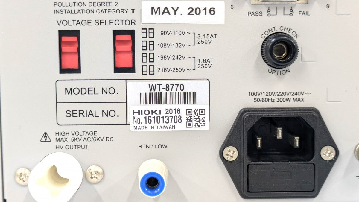 Hioki WT-8773 AC/DC Digital Voltage Insulation Meter [m1192180664]