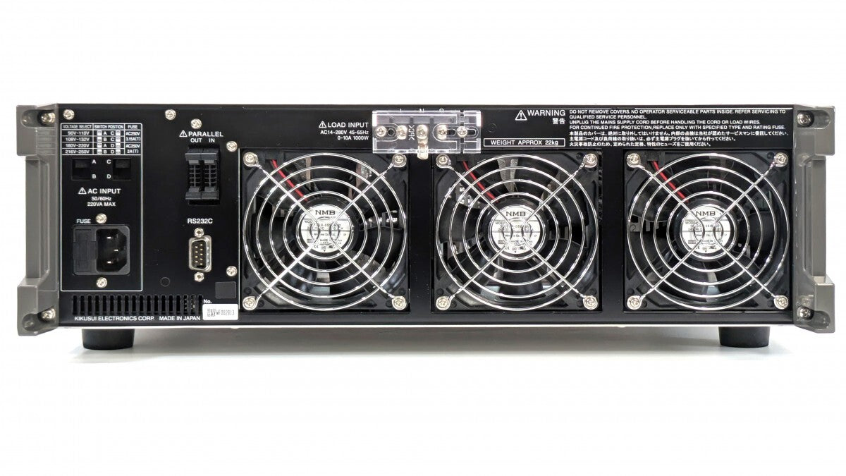 Kikusui Electronics PCZ1000A AC Electronic Load Device with Calibration Certificate [v1192263622]