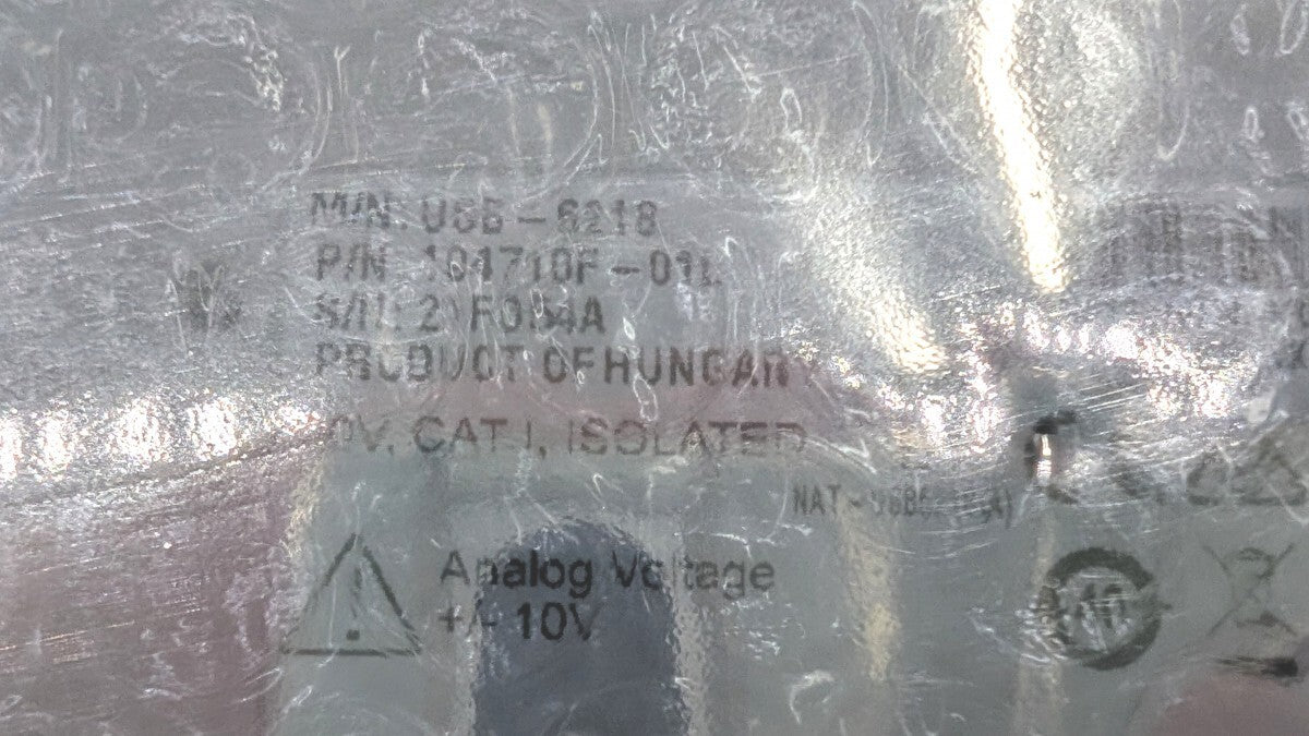 National Instruments USB-6218 Multifunction DAQ Device [f1192575918]