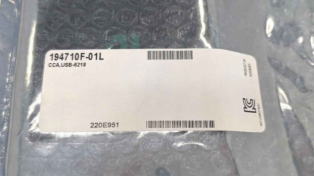 National Instruments USB-6218 Multifunction DAQ Device [f1192576070]