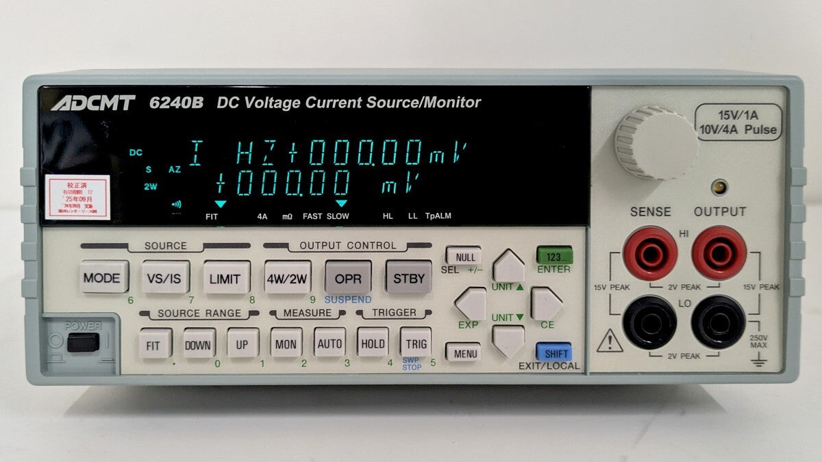 ADCMT 6240B DC Voltage and Current Source Monitor [d1192737403]
