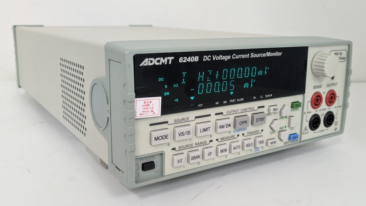 ADCMT 6240B DC Voltage Current Source Monitor [e1192723671]