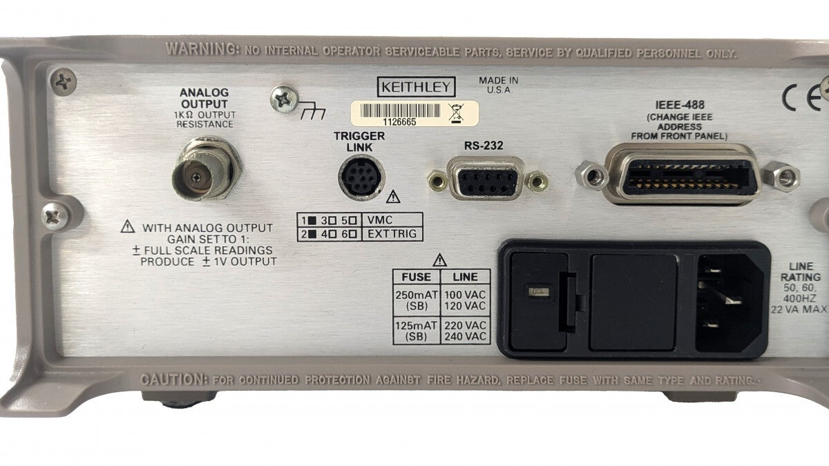 Keithley 2182A Nanovoltmeter S/N: 1126665 [q1192870916]