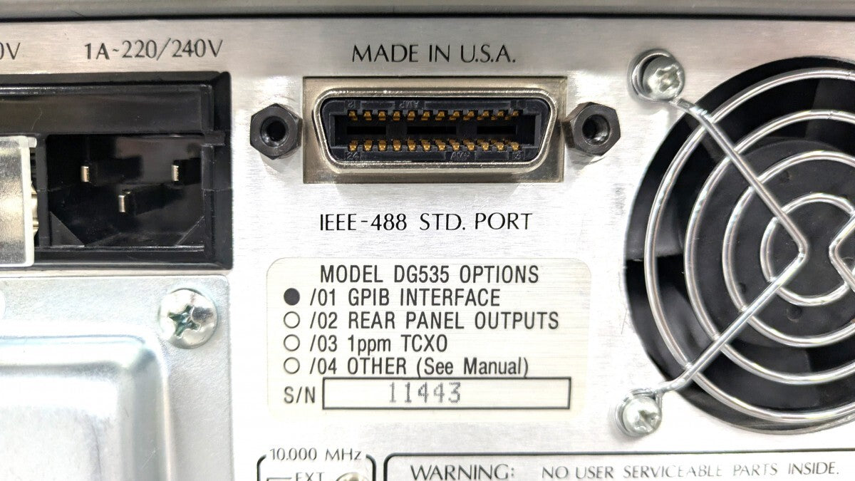 Stanford Research DG535 Digital Delay Pulse Generator S/N:11443 [r1193701946]