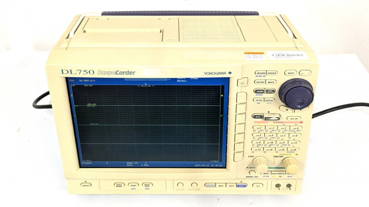 Yokogawa Electric DL750 Scope Coder with Calibration Test Report [q1193727571]