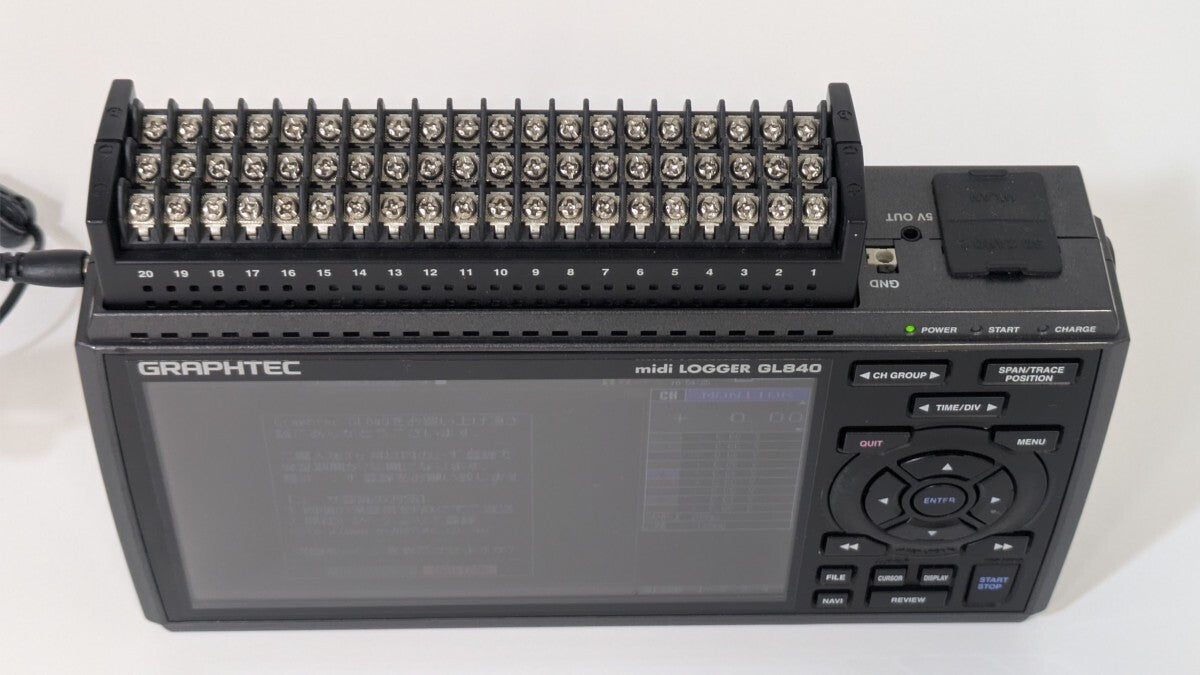 Graphtech GL840-M Multi-Channel Data Logger 20 Channel B564 Standard Terminal [n1193733157]